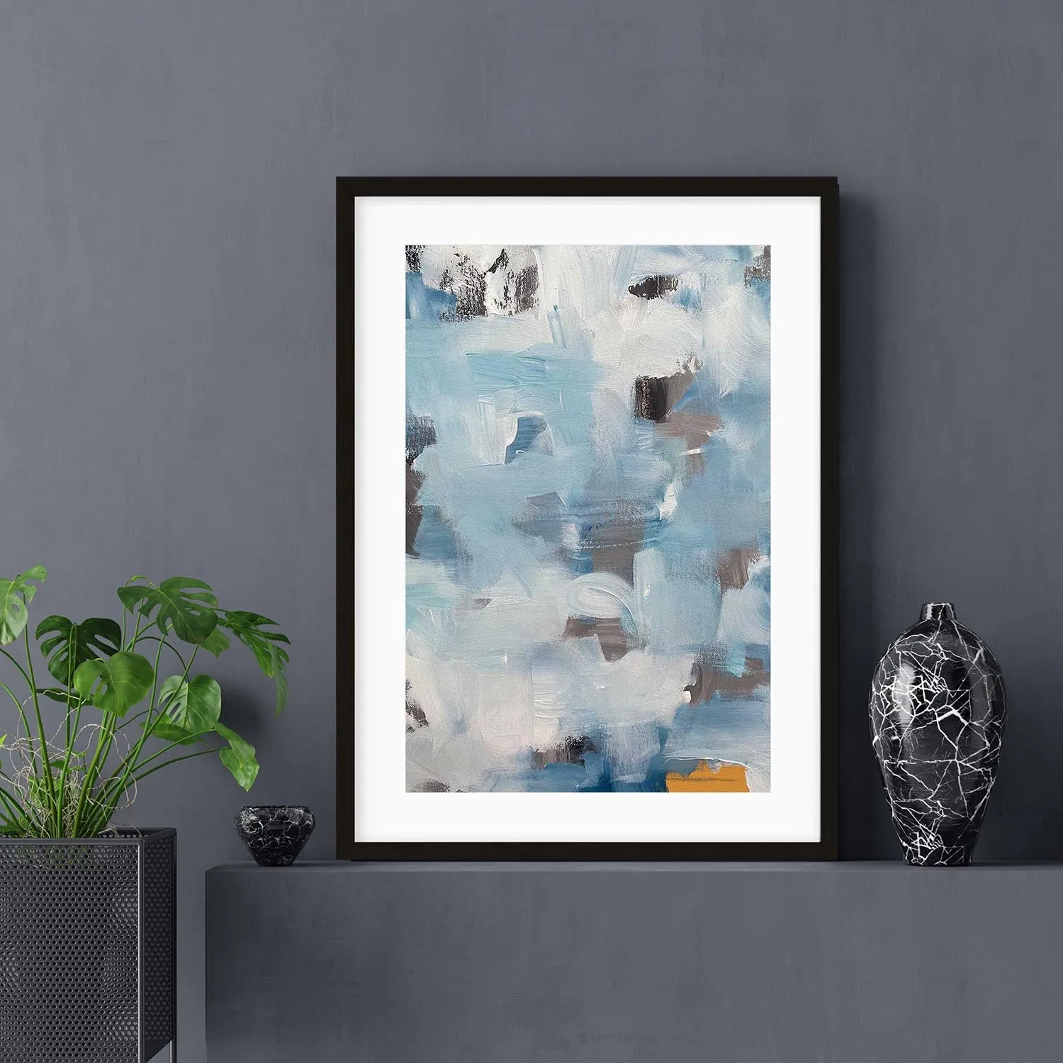 Abstract 491 Framed Art