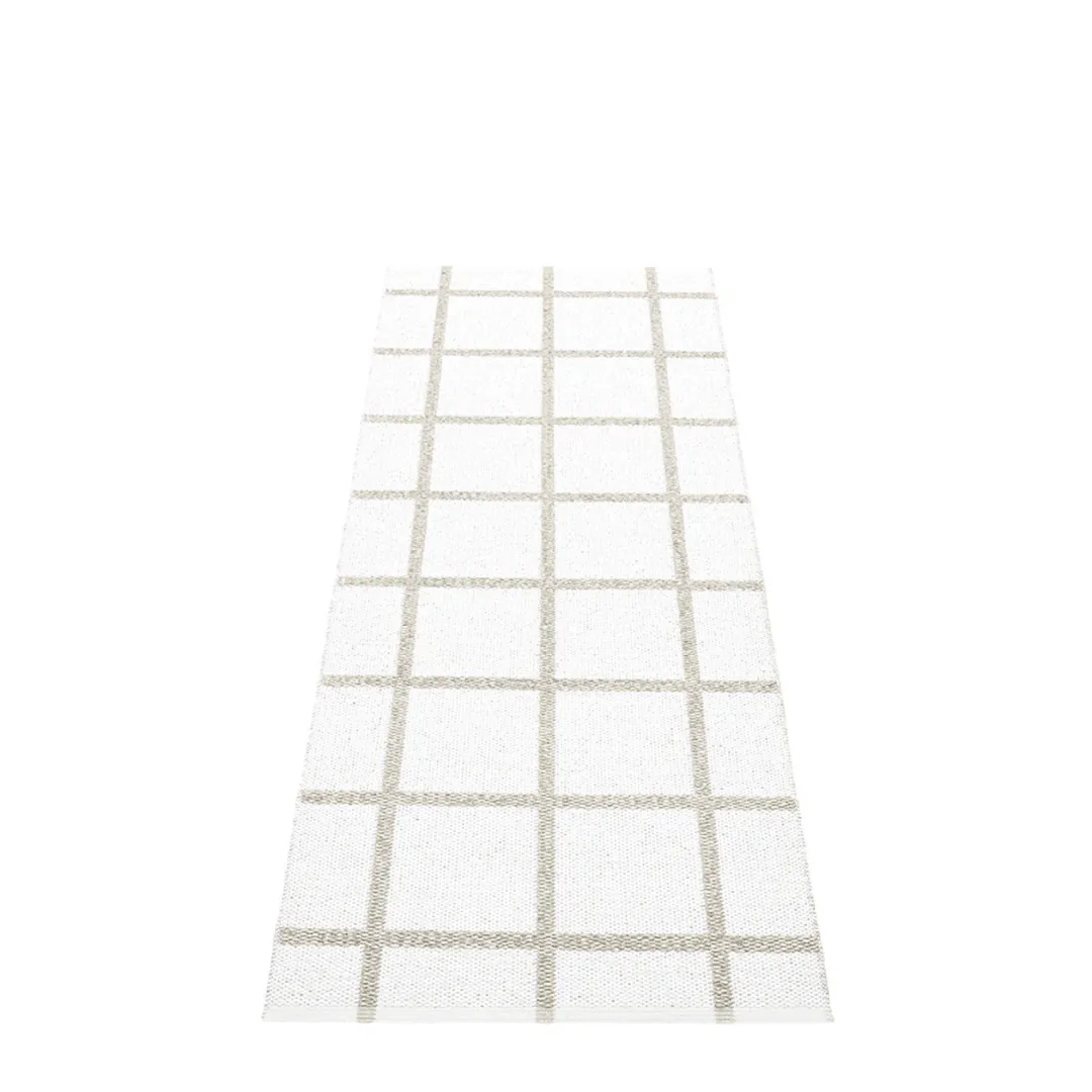 Ada Rug - White/Stone Metallic