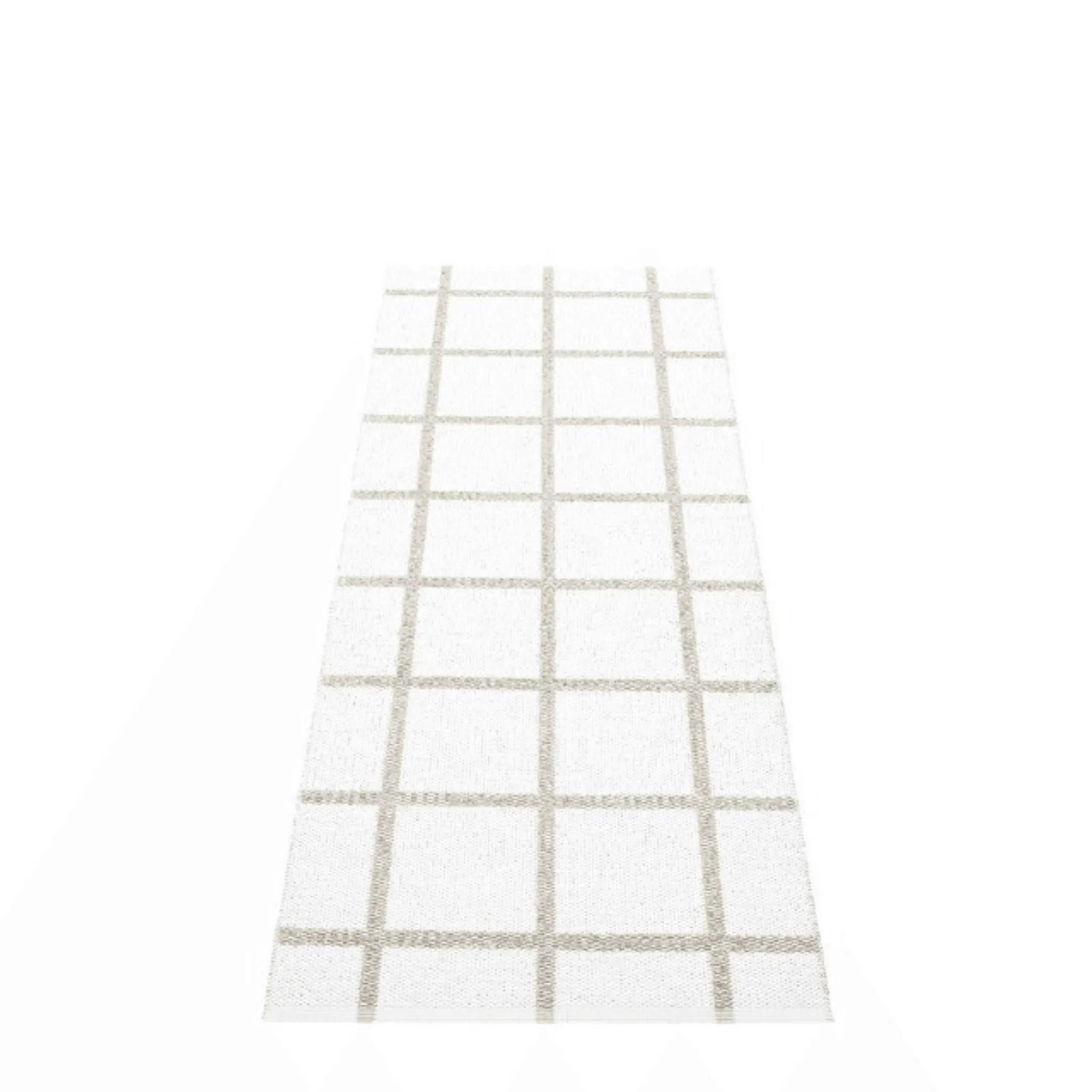 Ada Rug - White/Stone Metallic