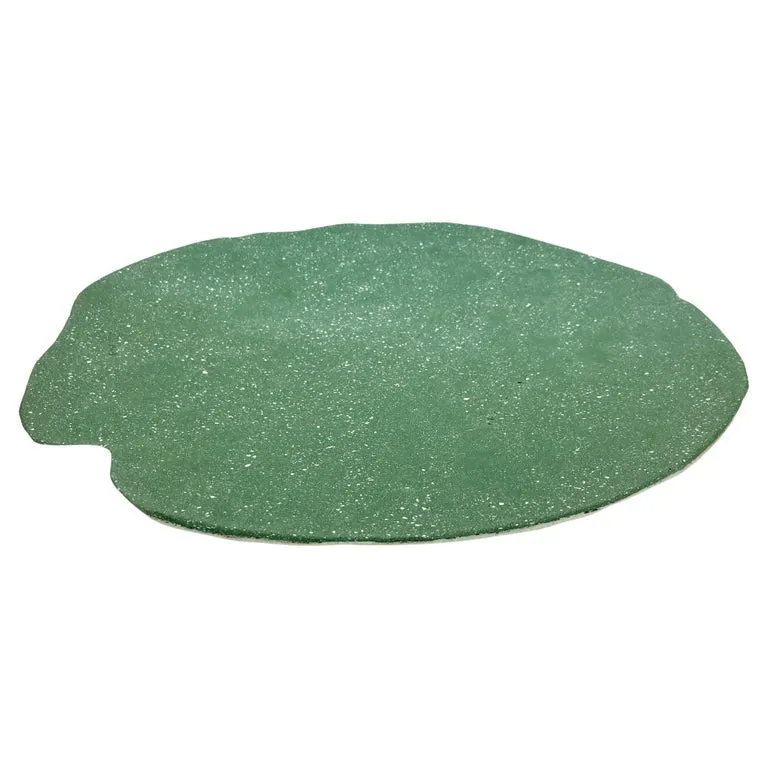Bespoke Customizable Italian Light Blue Recycled Resin Bowl Centerpiece/Wall Art