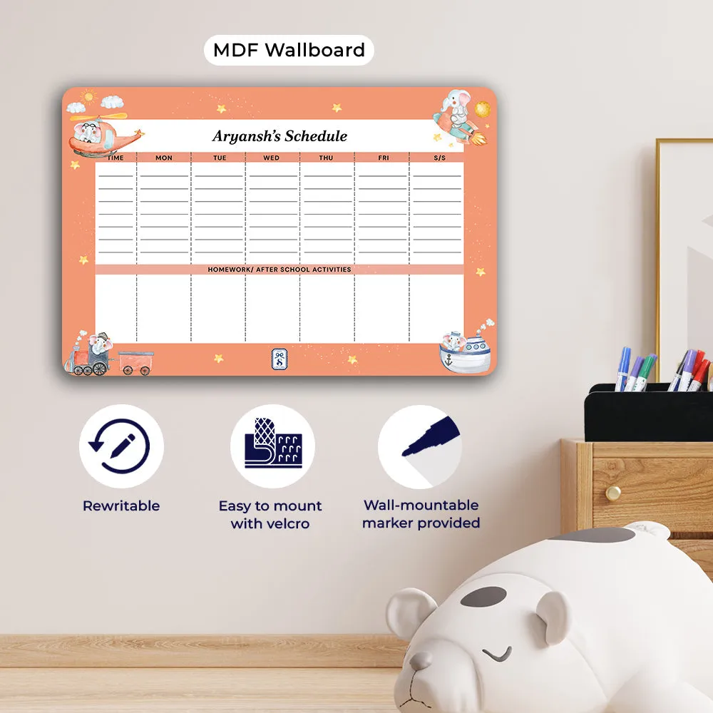 Captain Ellie Kids Schedule Planner