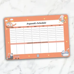 Captain Ellie Kids Schedule Planner