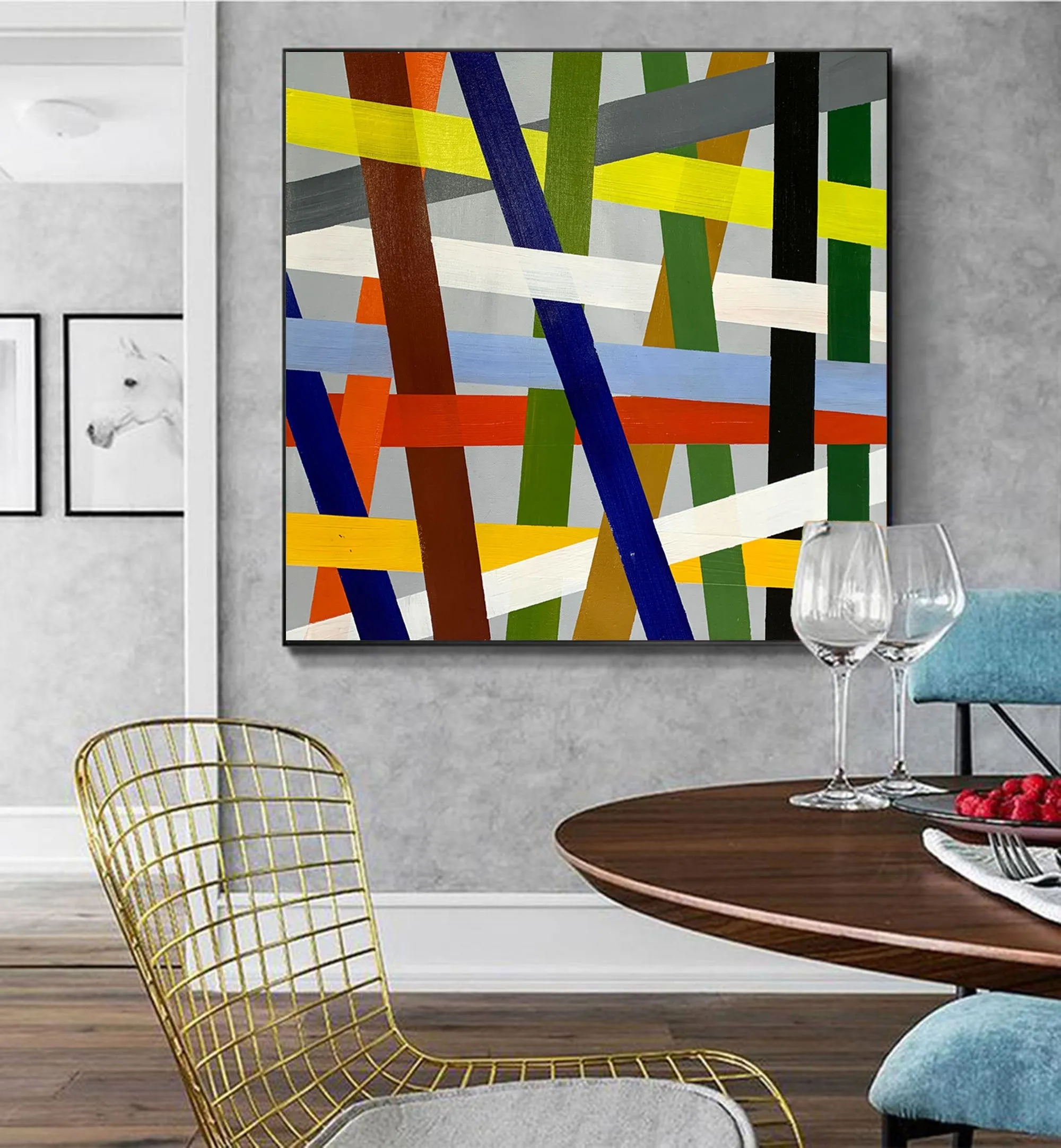 Colorful Wall Art Paintings Oversized Wall Art Yp11