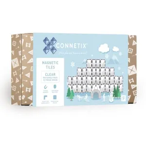 Connetix Tiles - Rectangle Pack 12pc - Clear