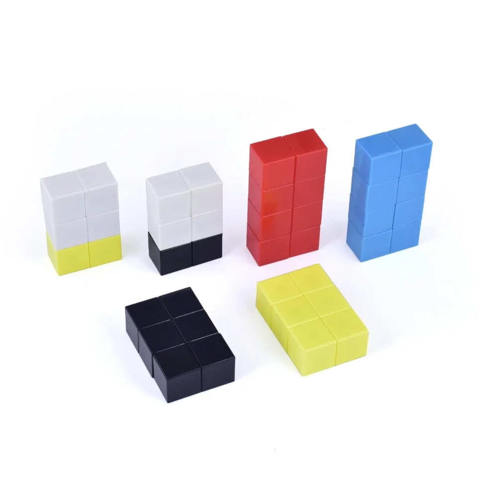 Cube Magnetic Blocks | 40 Multi-Colour Pieces | DIY Stack, Construction & Creative Learning Set | STEM Education Toy