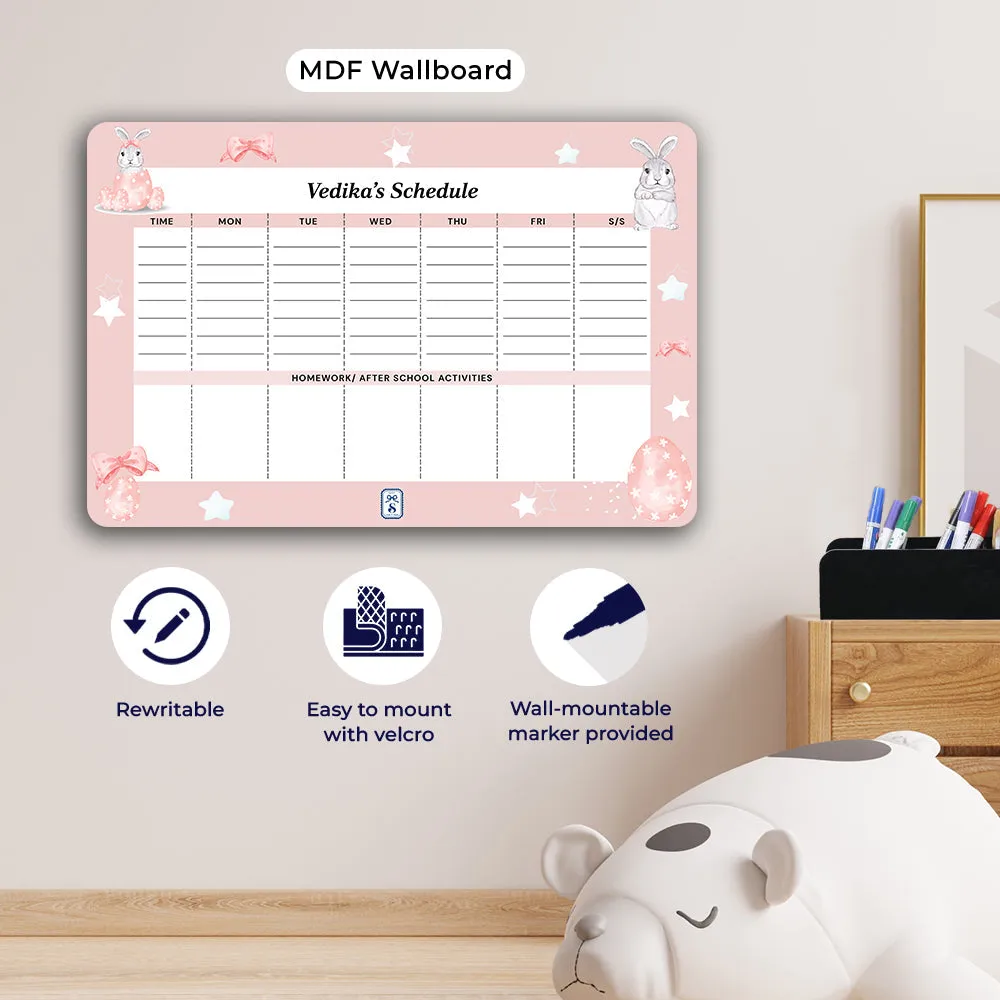 Easter Bunnies Kids Schedule Planner