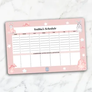 Easter Bunnies Kids Schedule Planner