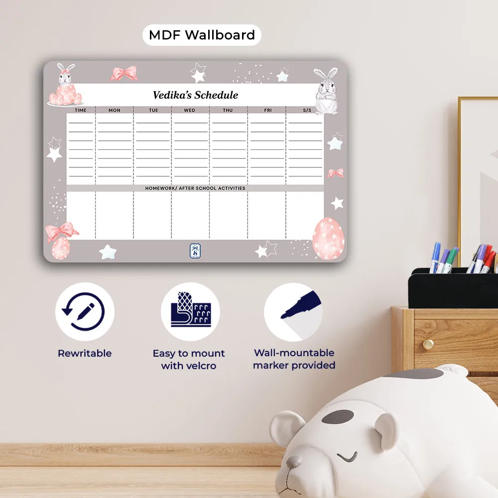Easter Bunnies Kids Schedule Planner