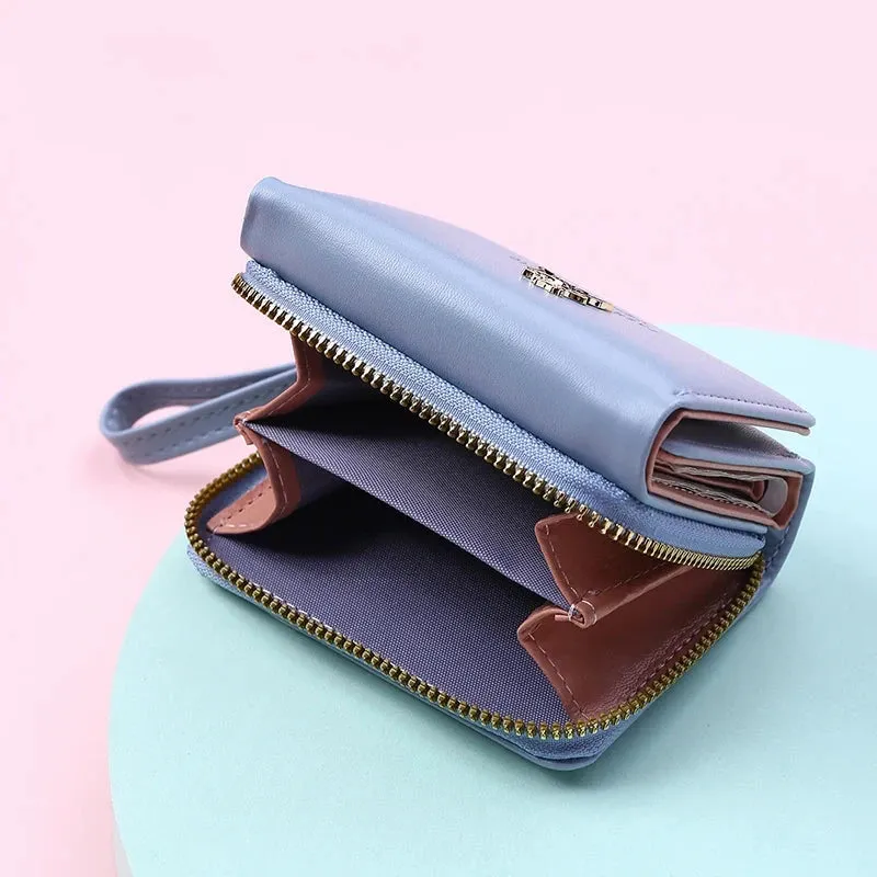 Fashion Clline Women's Small Leather Wallet