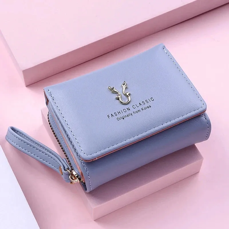Fashion Clline Women's Small Leather Wallet