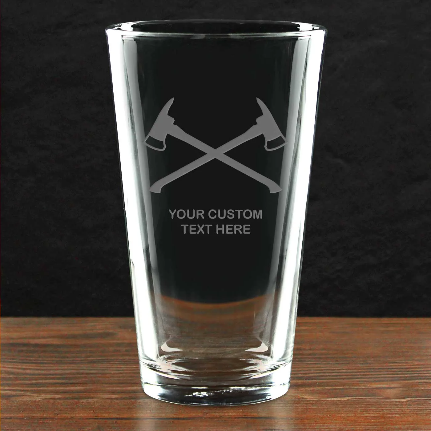 Firefighter & First Responders 'Build Your Glass' Personalized Pint Glass