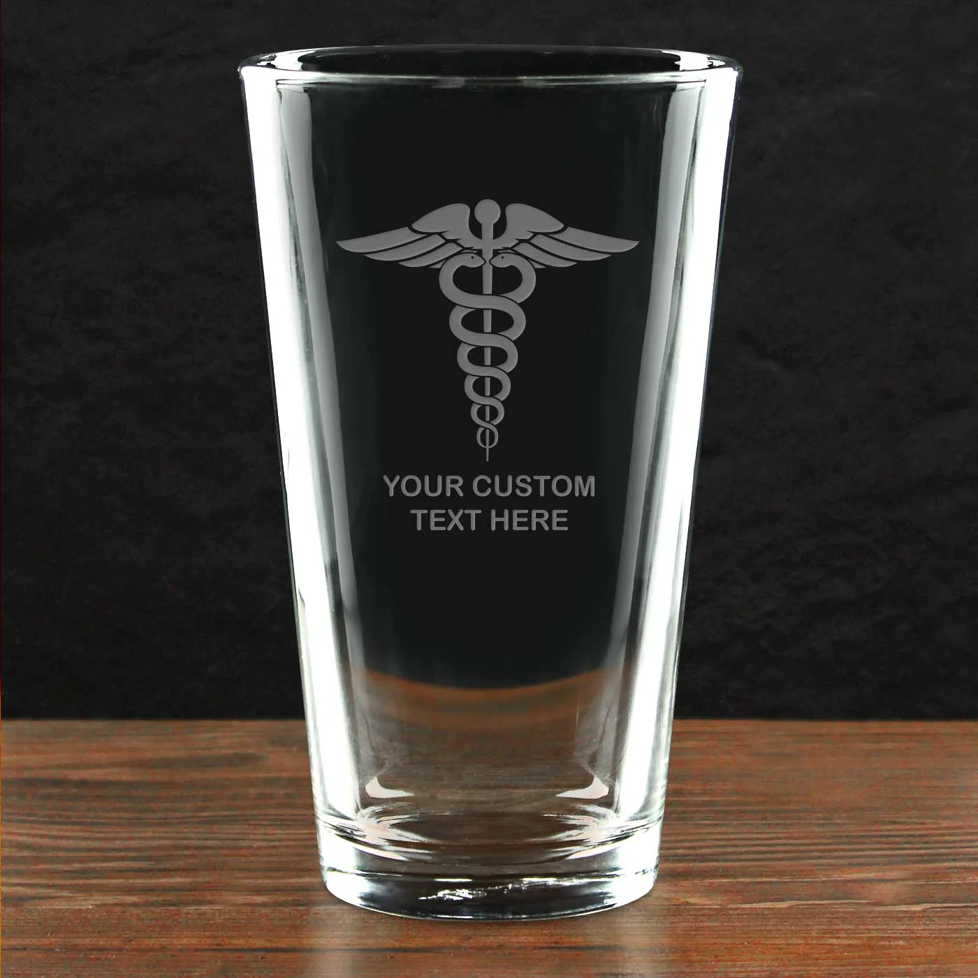 Firefighter & First Responders 'Build Your Glass' Personalized Pint Glass