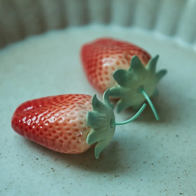 Gohobi Handmade Strawberry Cherry Tomato Fruit Ornament
