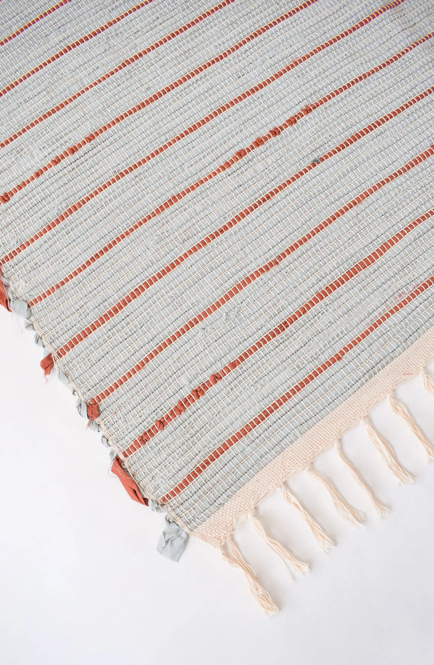 Handmade Recycled Cotton RUG 6 ft x 4 ft (H-RUGS-22-012)