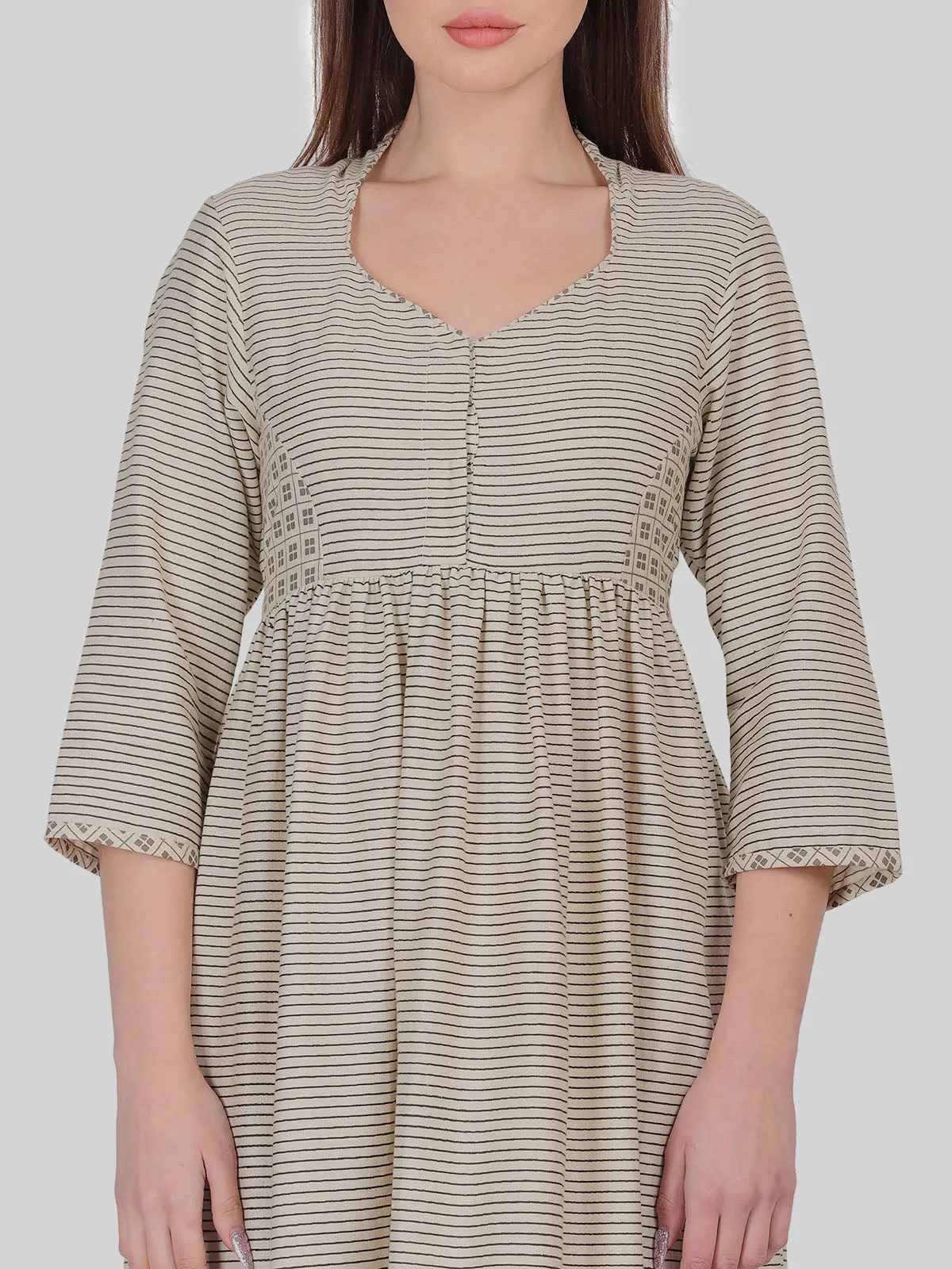 Khadi Dress Beige