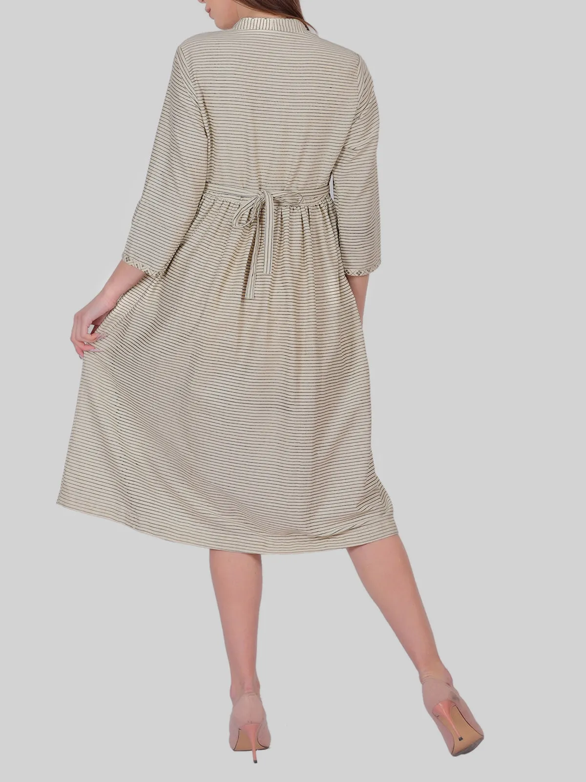 Khadi Dress Beige