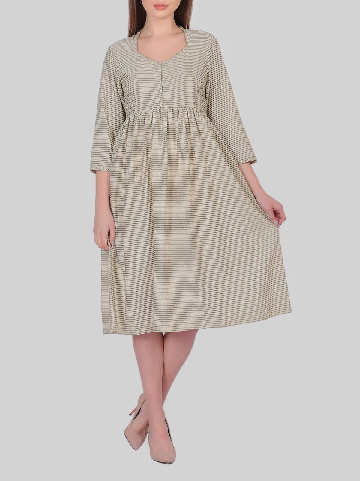 Khadi Dress Beige