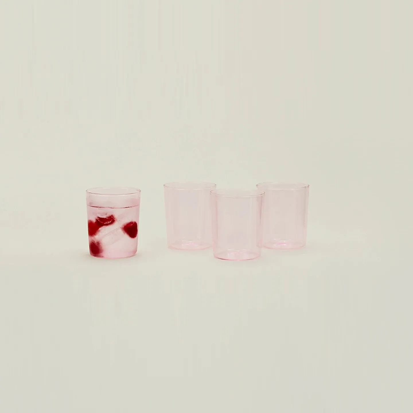 Large Essential Glassware Set of 4 (Blush)