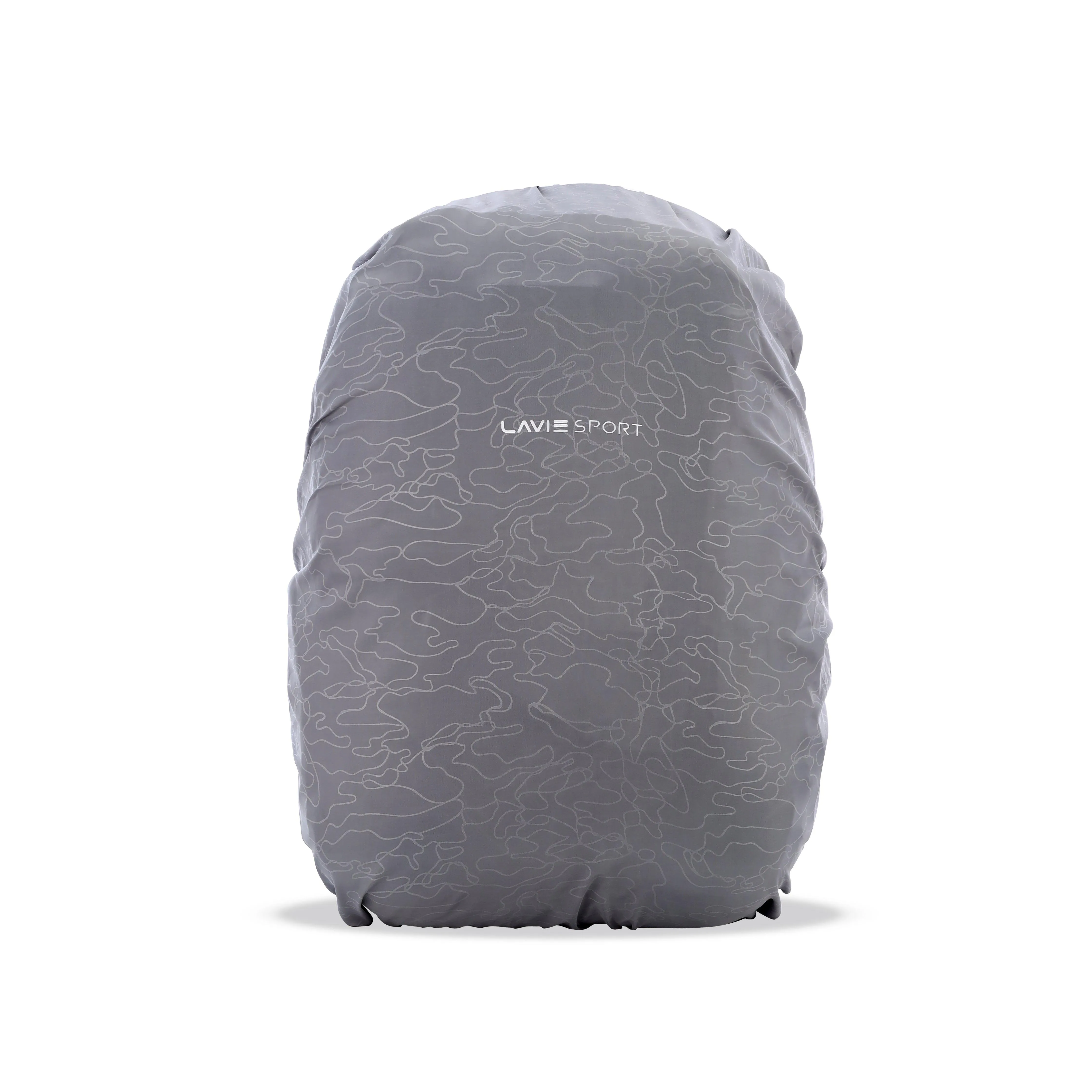 Lavie Sport Zeta Plus 31L Backpack with Raincover For Men & Women Grey