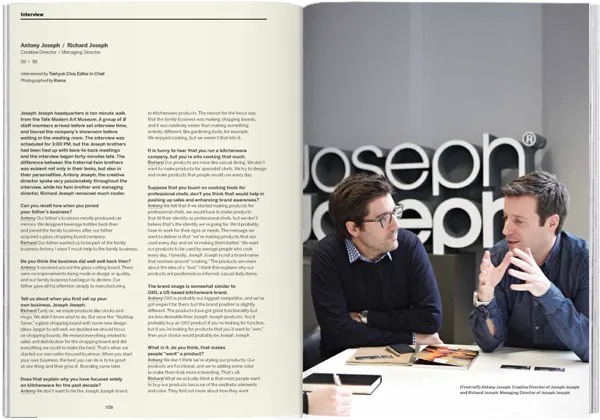 Magazine B - Issue 15 Joseph Joseph