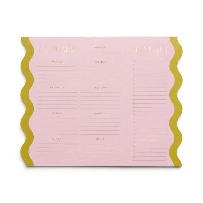 Meal Planner Notepad with Magnets