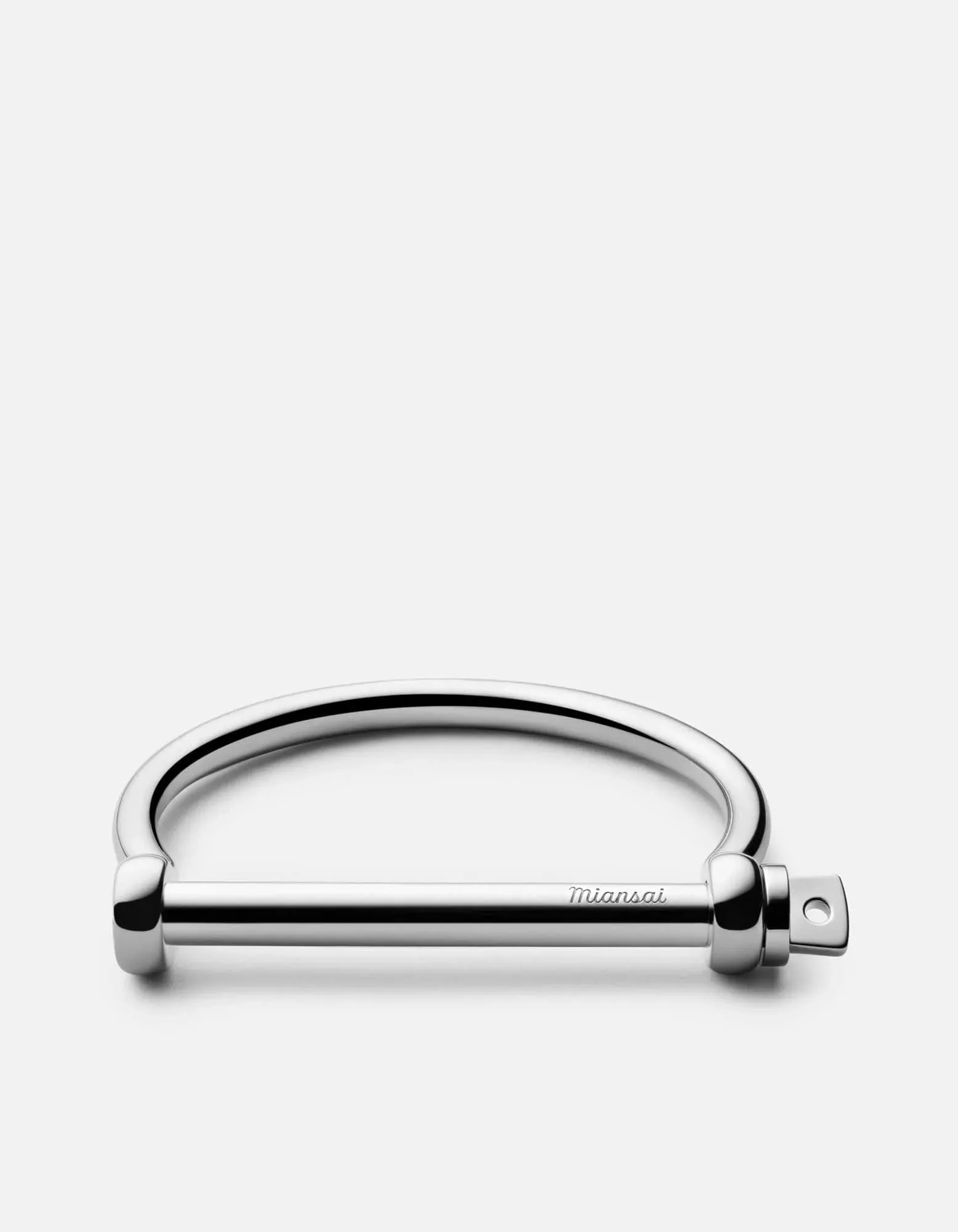 Miansai Thick Screw Cuff Bracelet - Sterling Silver