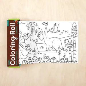 Mighty Dinosaurs Mini Coloring Roll
