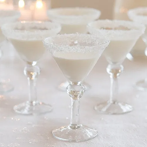 Mini Martini Wedding Party Favor Glasses (Pack of 6)