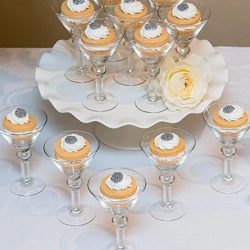 Mini Martini Wedding Party Favor Glasses (Pack of 6)