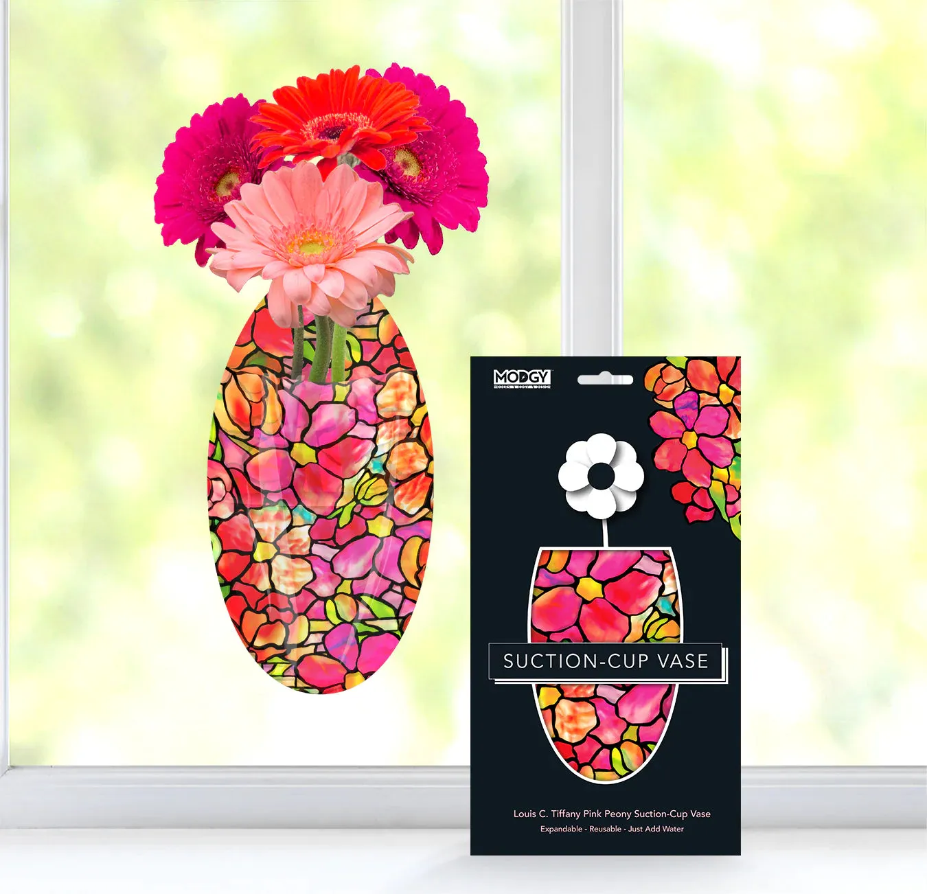 Modgy  Large Suction Cup Vase