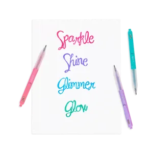 Oh My Glitter! Retractable Gel Pens - Set of 4