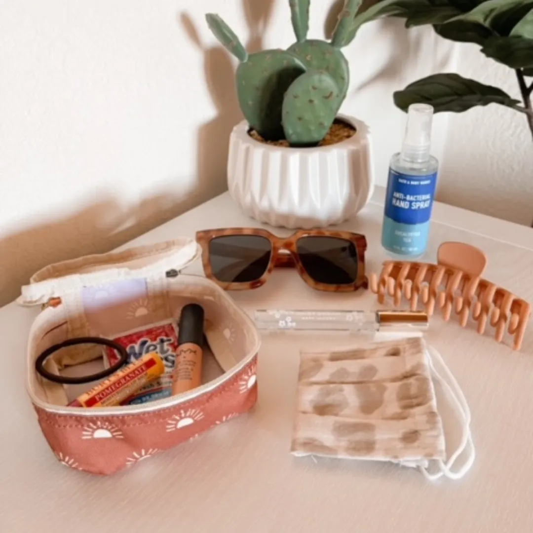Pack Like a Boss Terracotta Sun Diaper Bag Packing Cubes