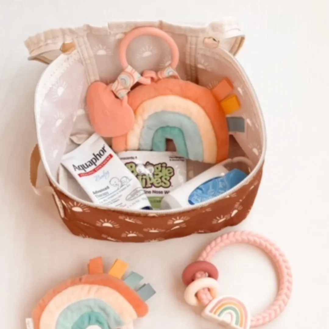 Pack Like a Boss Terracotta Sun Diaper Bag Packing Cubes