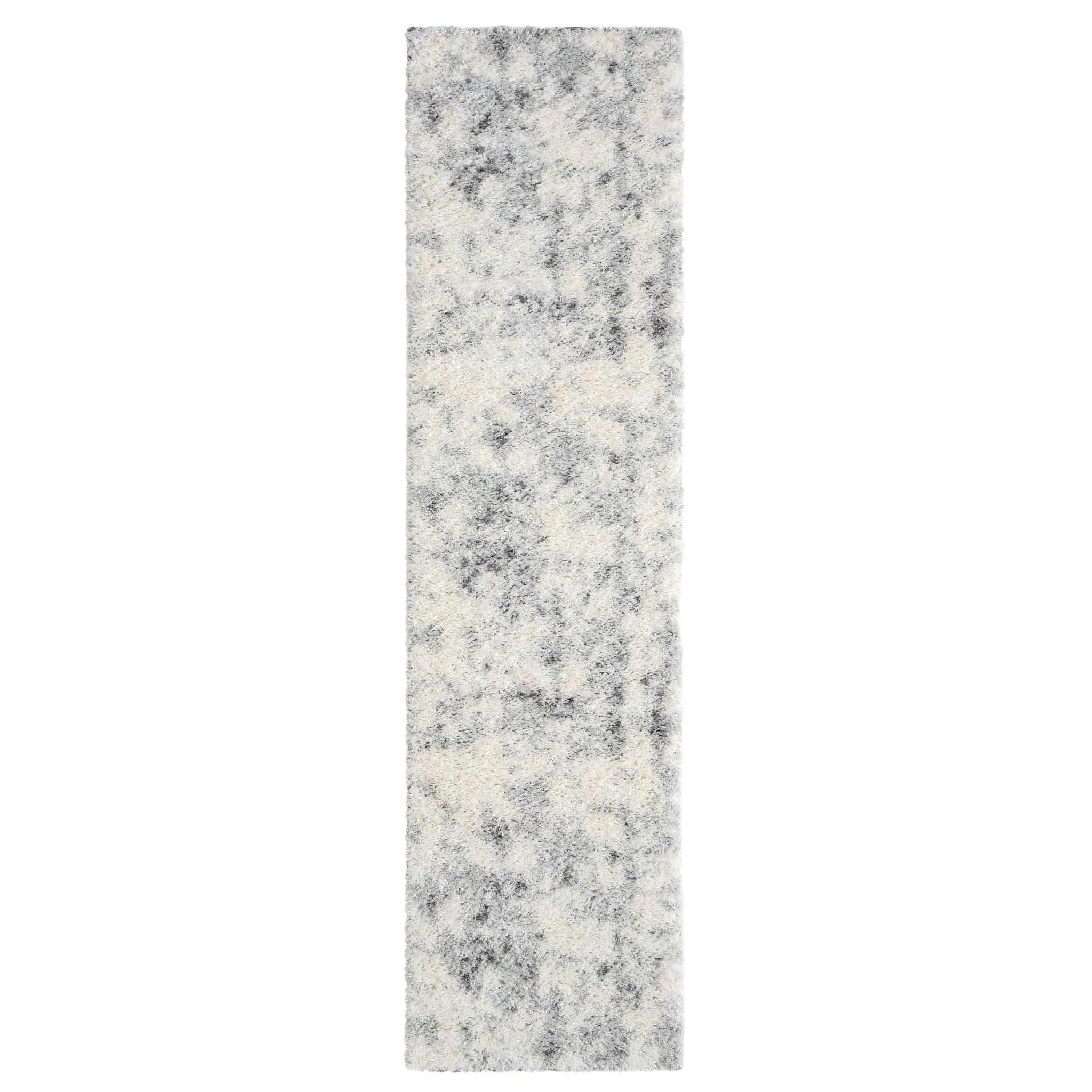 Plushy 389 Ash Runner Rug - Elegant Grey Hallway Runner
