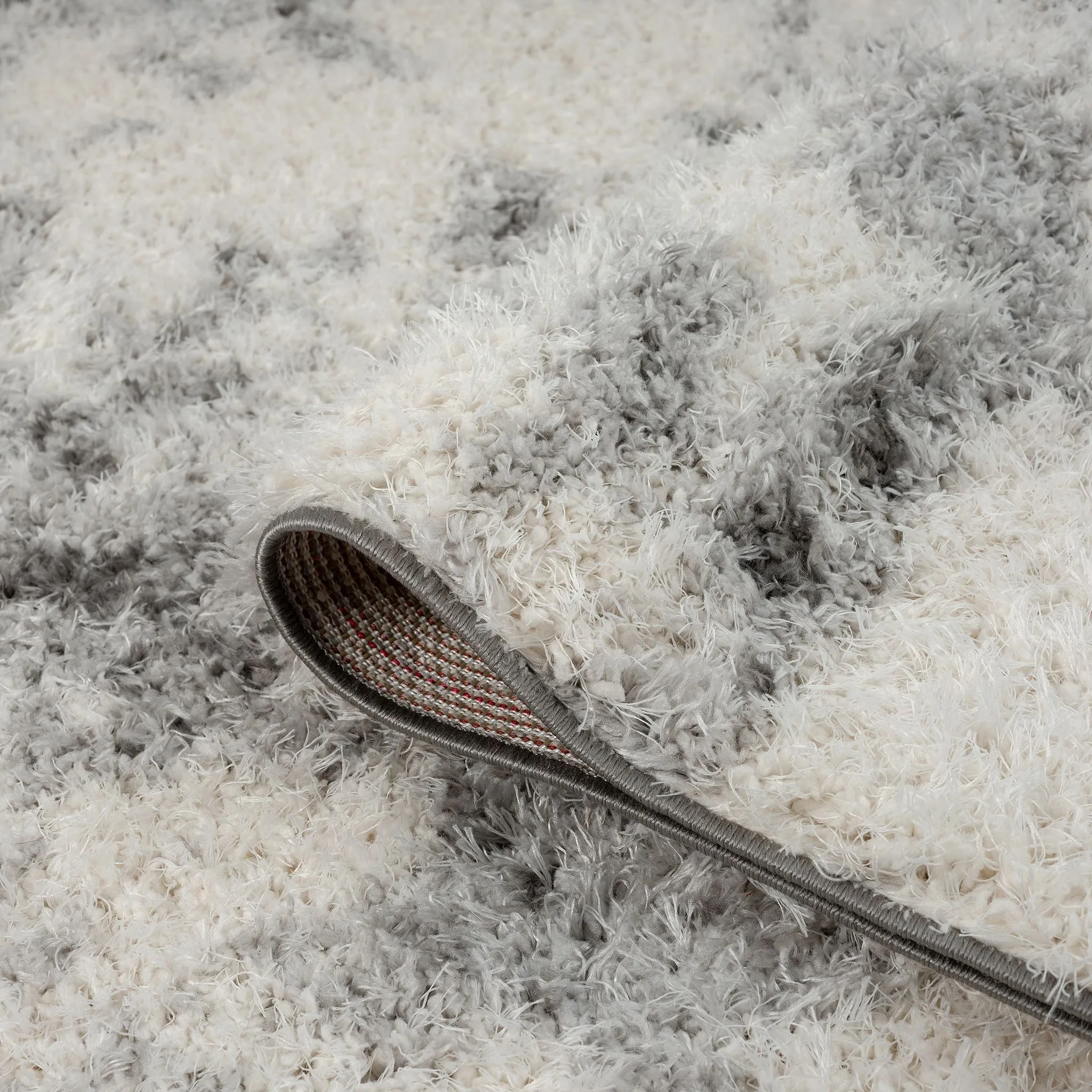 Plushy 389 Ash Runner Rug - Elegant Grey Hallway Runner