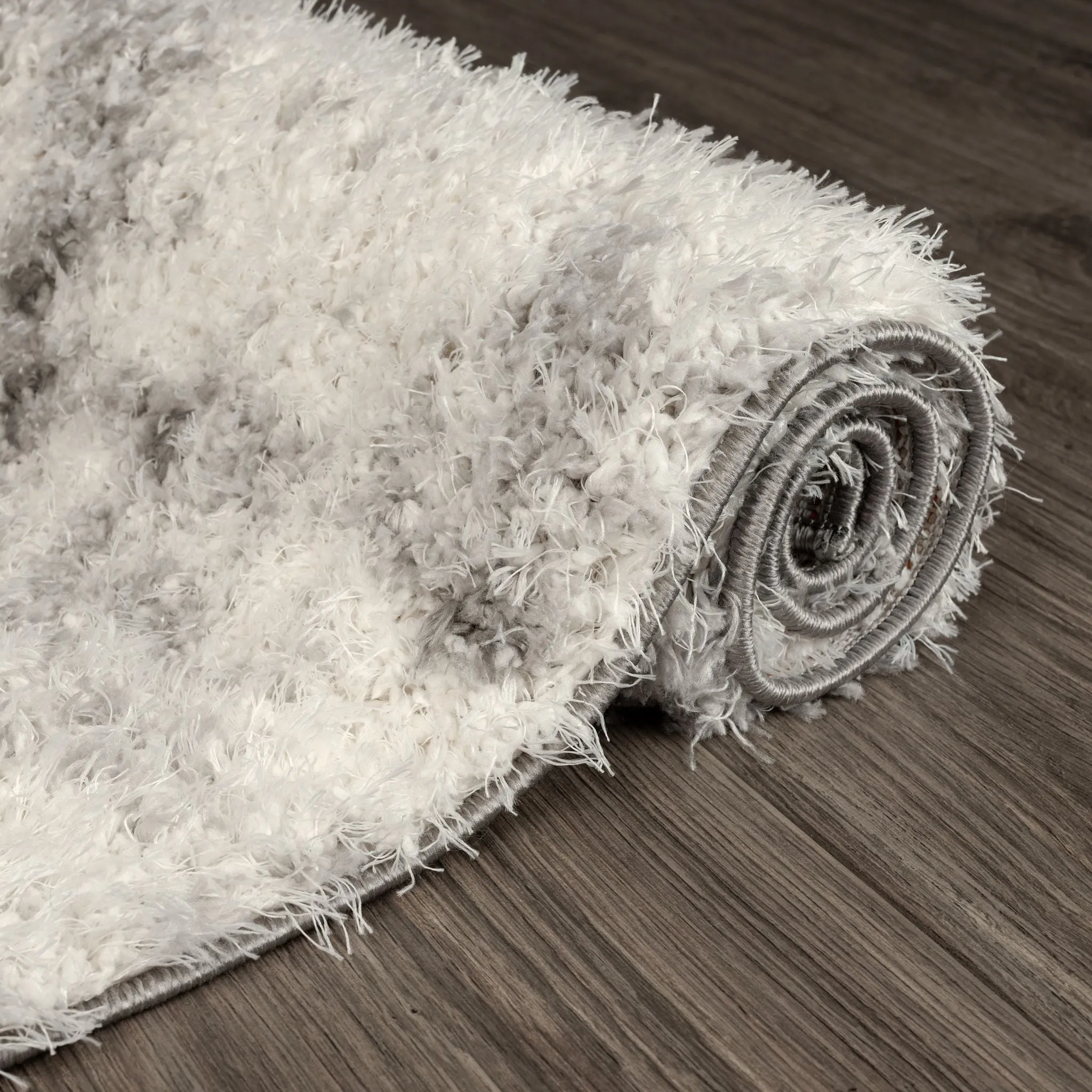 Plushy 389 Ash Runner Rug - Elegant Grey Hallway Runner
