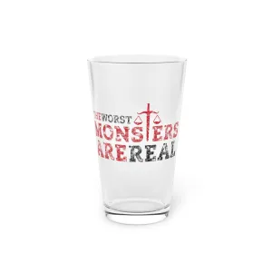 "The Worst Monsters" Pint Glass, 16oz