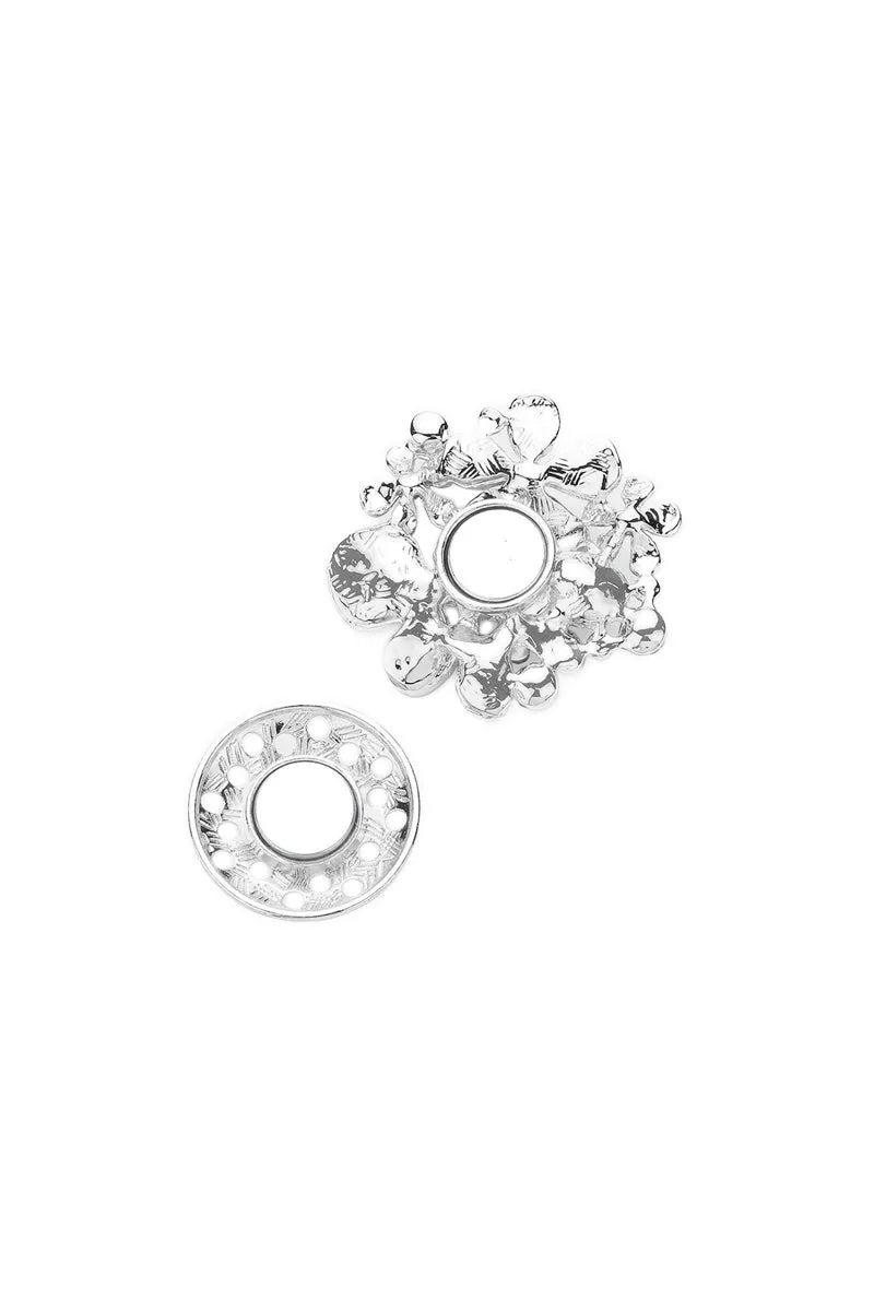 Sparkle Flower Magnetic Brooch