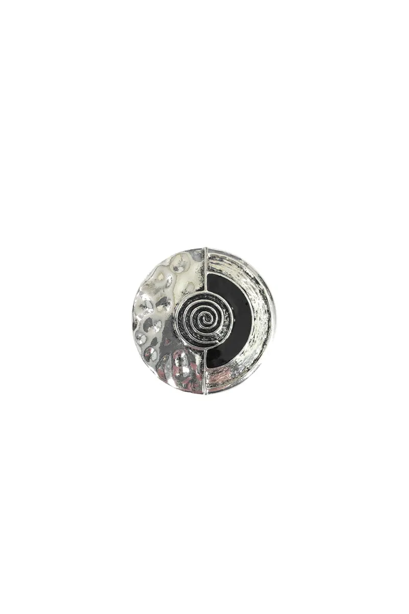 Swirl Magnetic Brooch
