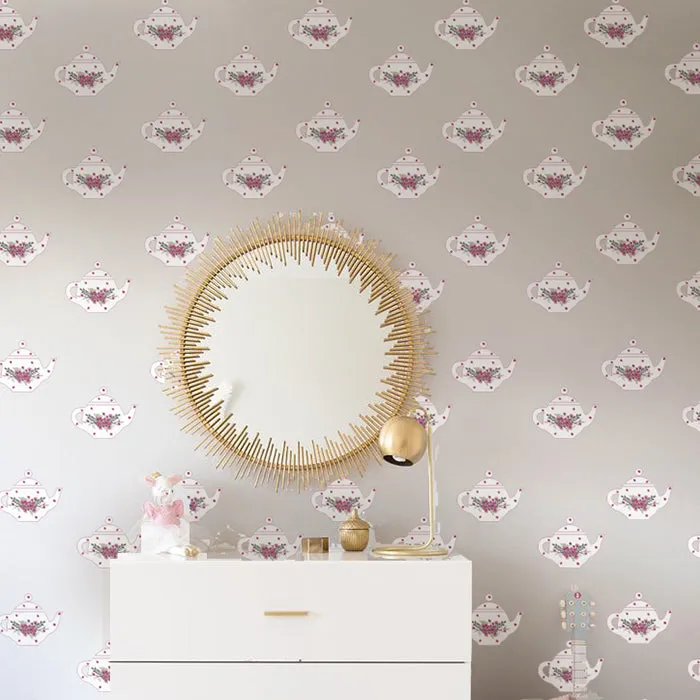 Teapots Mini Wall Art Stickers