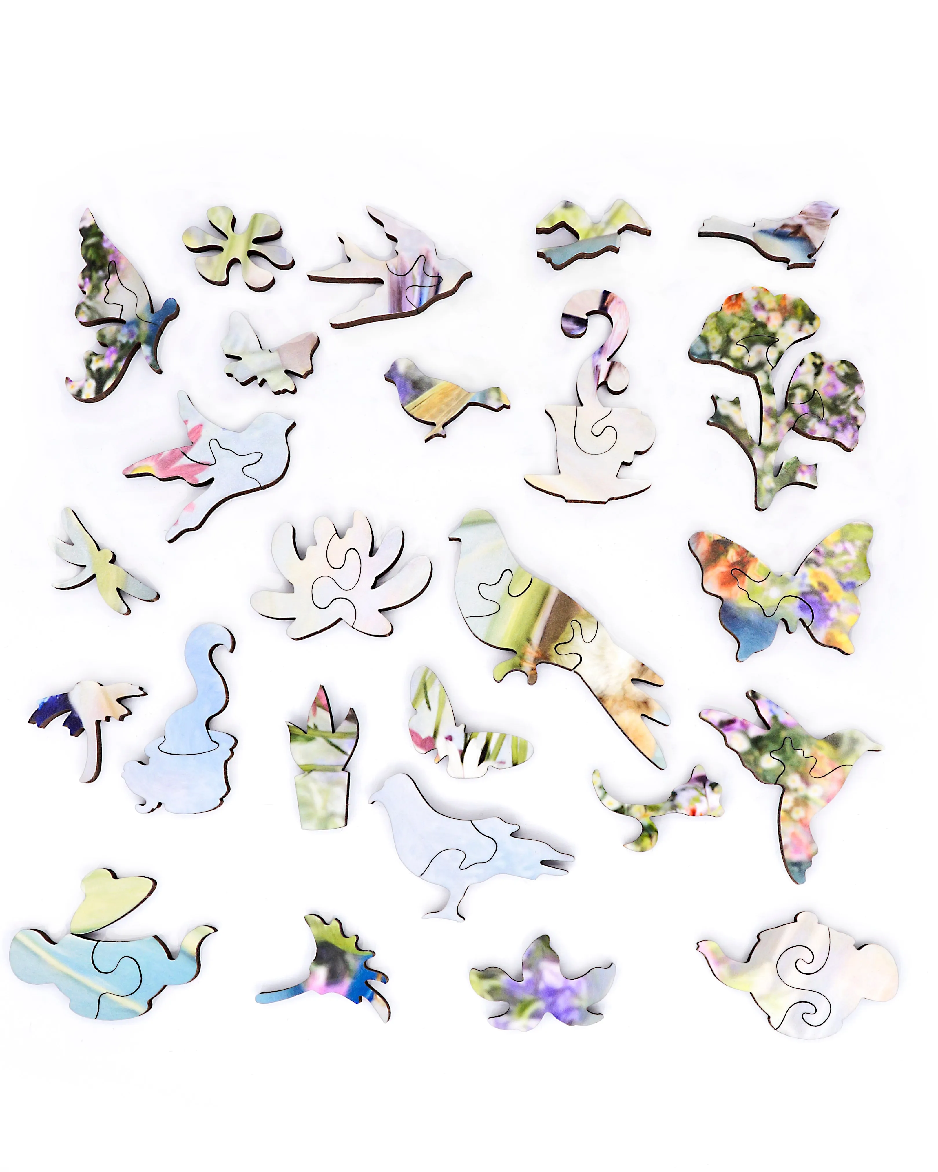 Tiny Tea Party (250 Piece Wooden Jigsaw Puzzle)