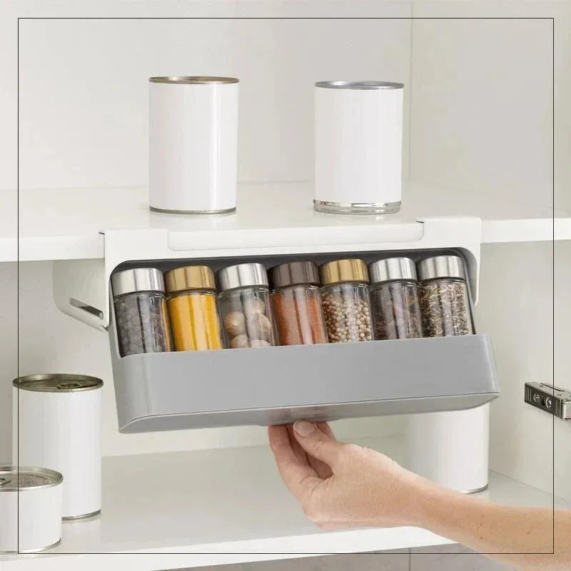 Under-Shelf Spice Organizer (U CARE)