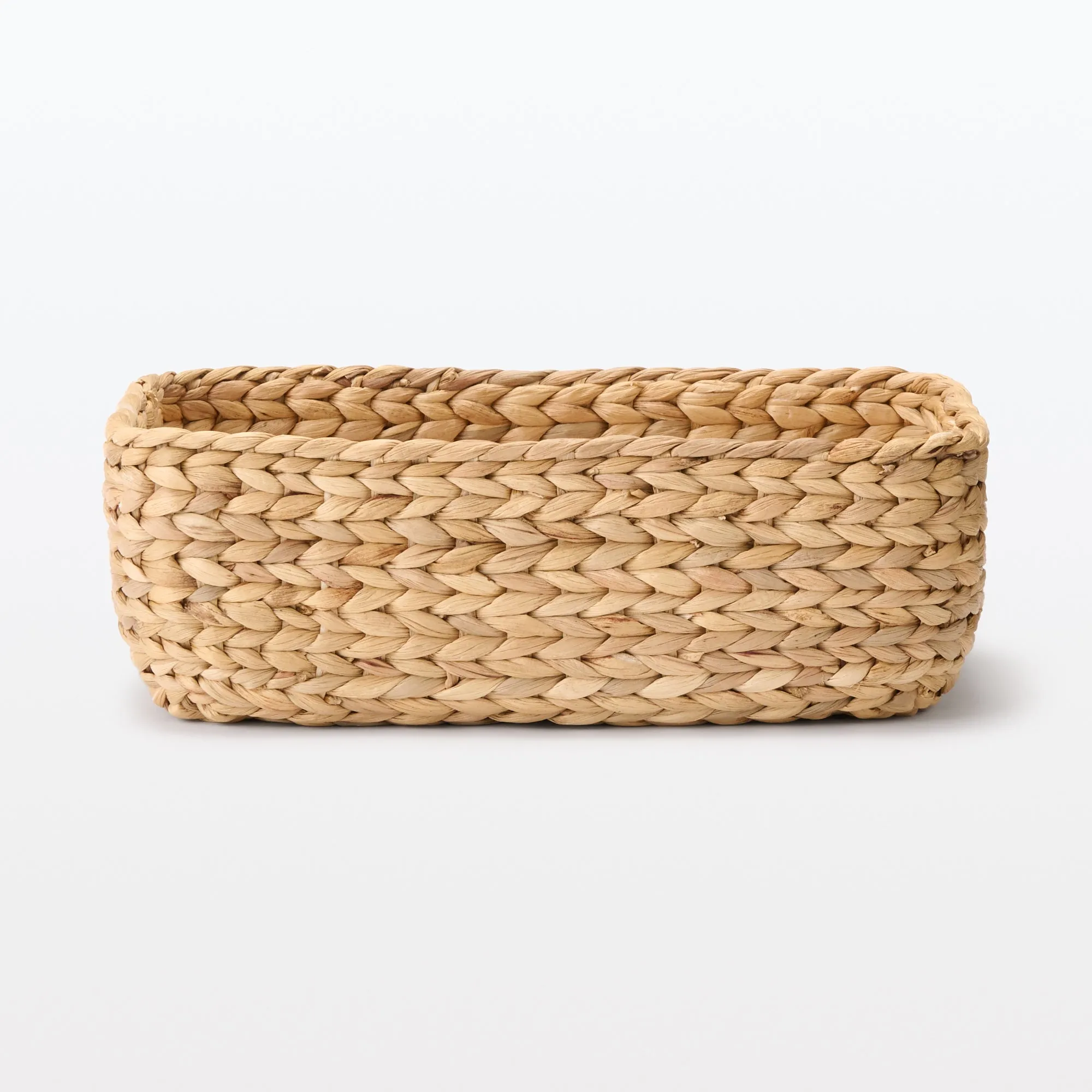 Water Hyacinth Basket - Rectangle - Small W34 x D23 x H12 cm